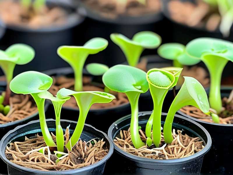 How to Avoid Over-Fertilizing Young Rooted US Nepenthes Seedlings